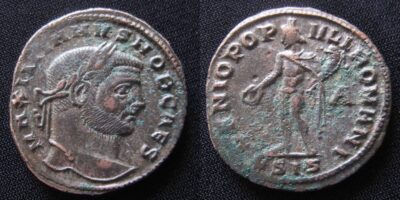 Maximianus as Caesar Follis
