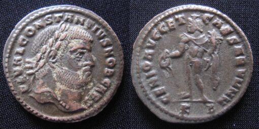 Constantius I as Caesar Follis