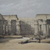 Ruins of a Christian Church in the Grand Court of the Temple of Medinet Abou