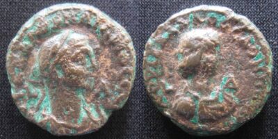 Aurelian and Vabalathus Tetradrachm