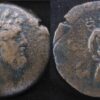 Antoninus Pius AE drachm Hermanubis