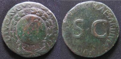 Divus Augustus Sestertius