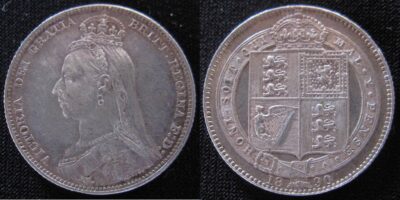 Victoria 1890 Shilling