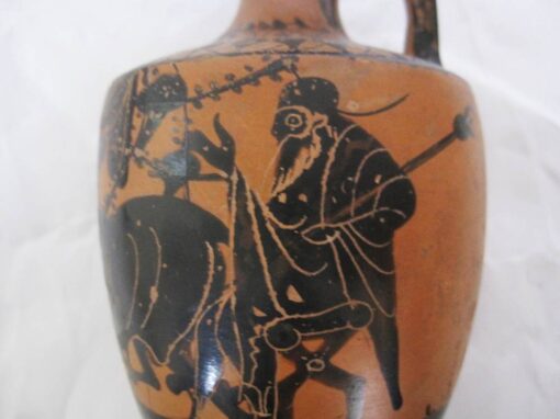 Attic Black Figure Lekythos with a Scene from the Labours of Herakles - Image 5