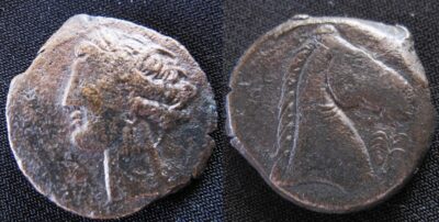 Carthage AE from Sardinia SOLD